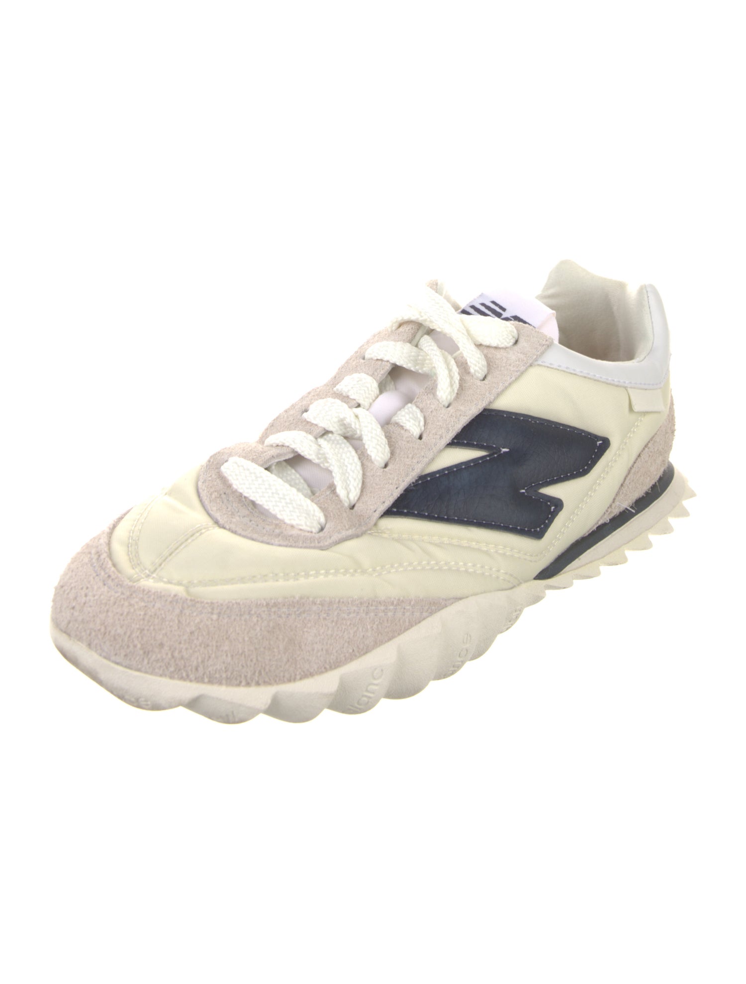 New Balance Nylon Leather Trim Embellishment Athletic Sneakers