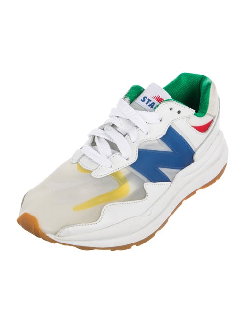 New Balance x Staud Printed Chunky Sneakers