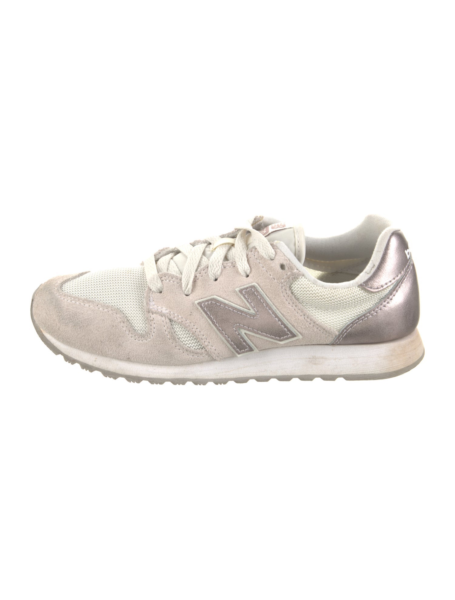 New Balance Suede Leather Trim Embellishment Athletic Sneakers