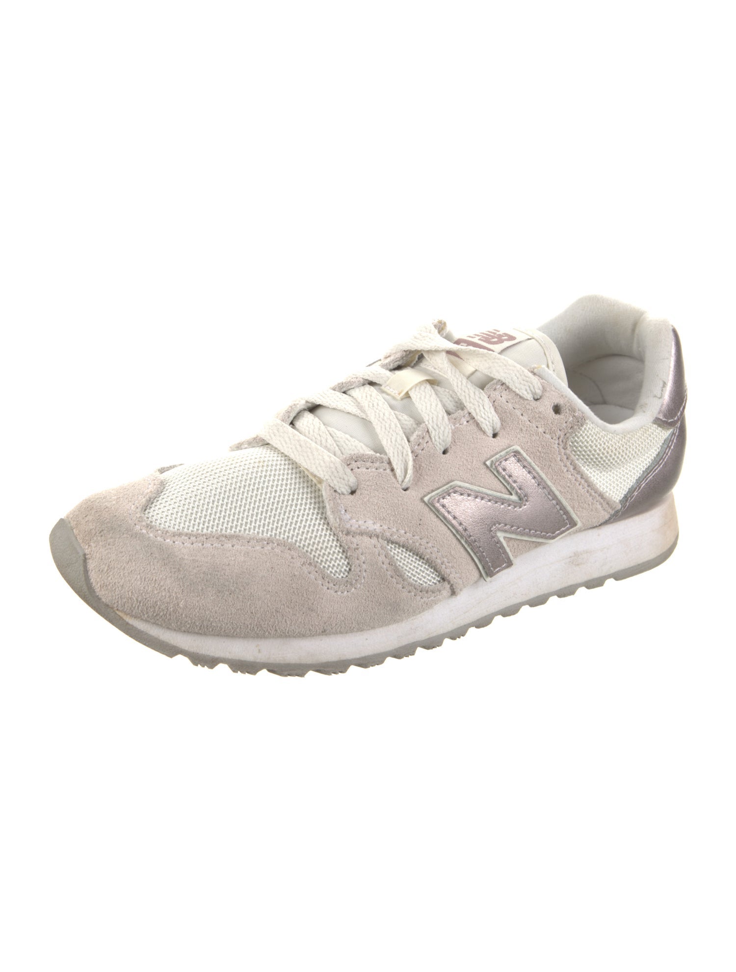 New Balance Suede Leather Trim Embellishment Athletic Sneakers