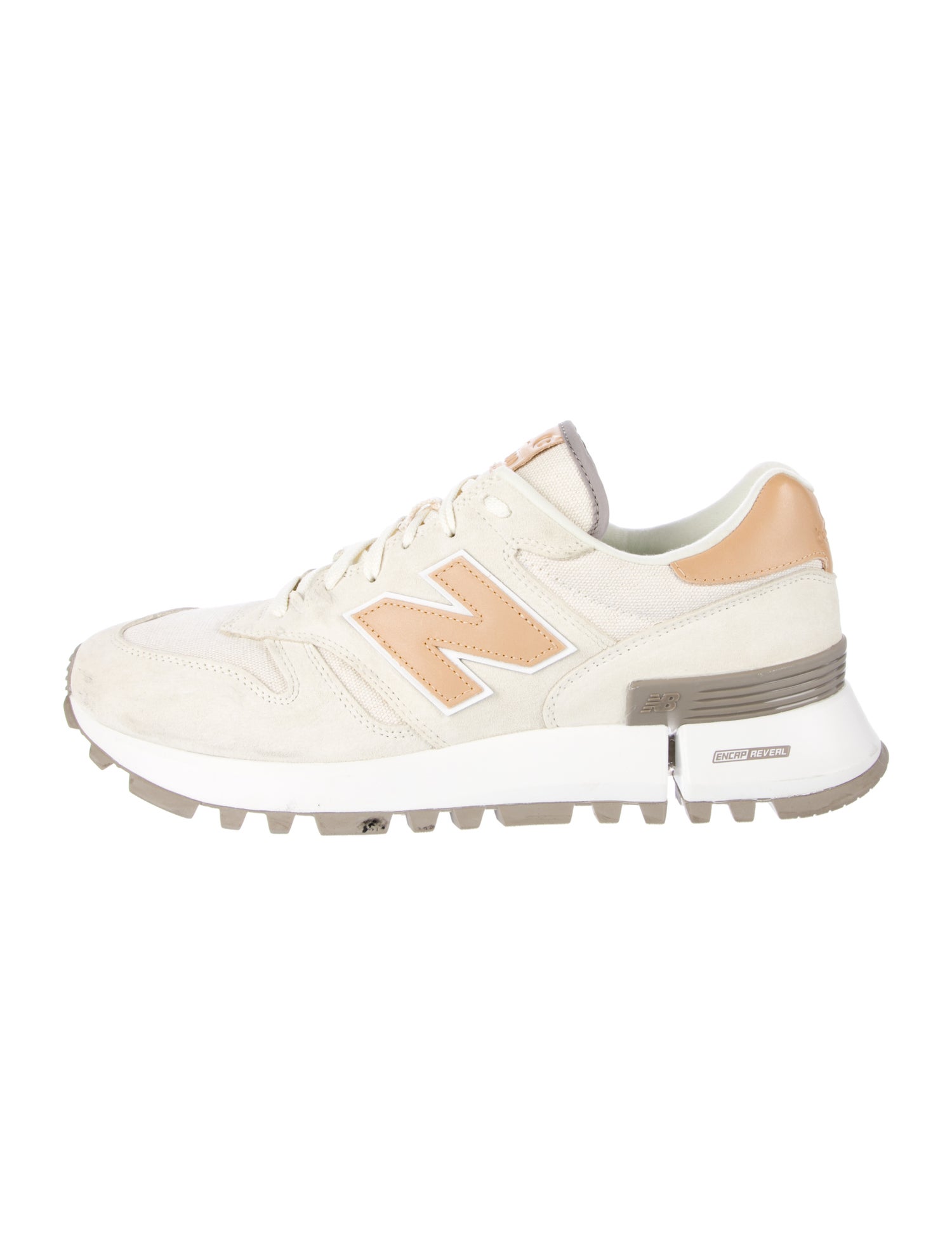 New Balance Suede Printed Athletic Sneakers