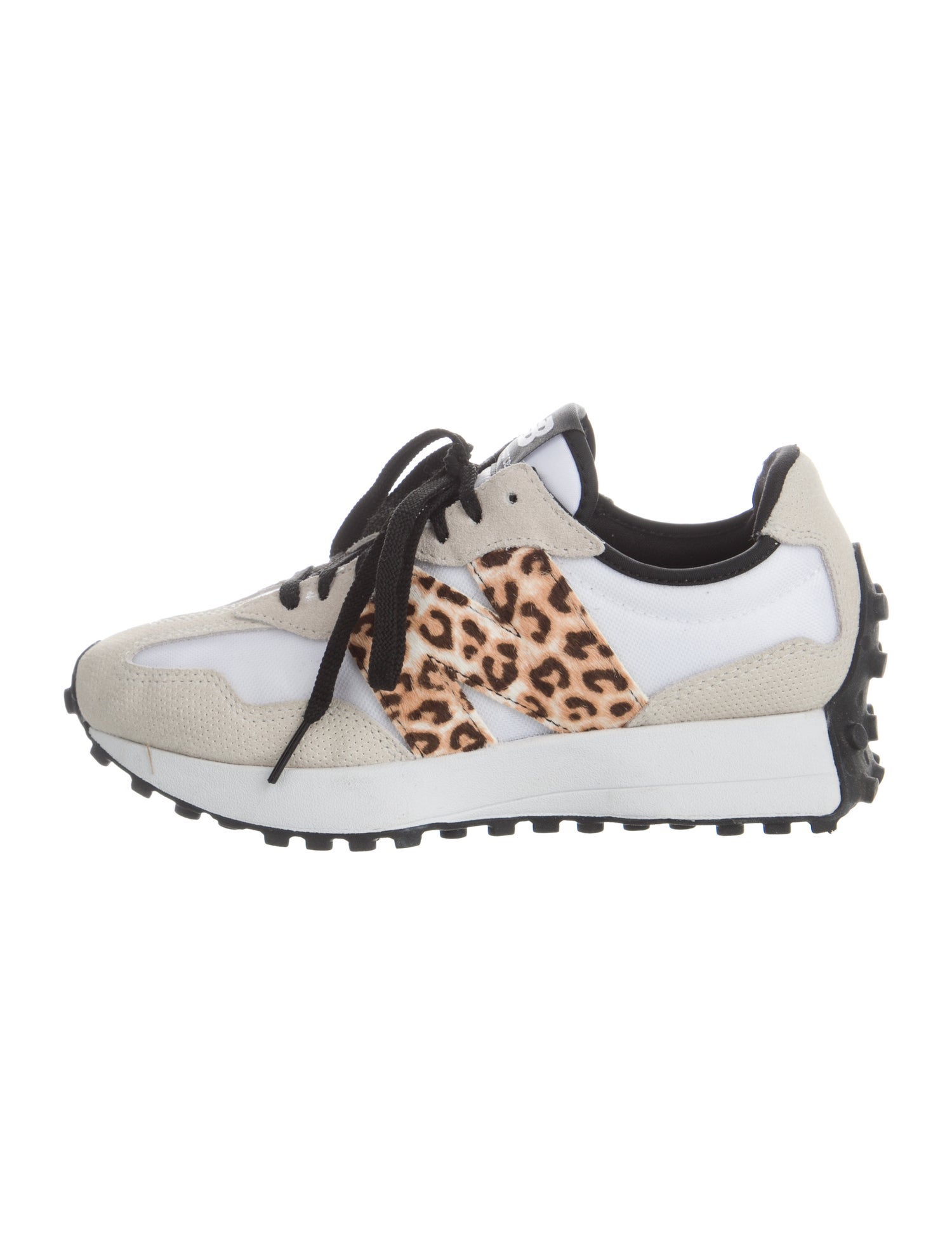 New Balance Suede Animal Print Athletic Sneakers