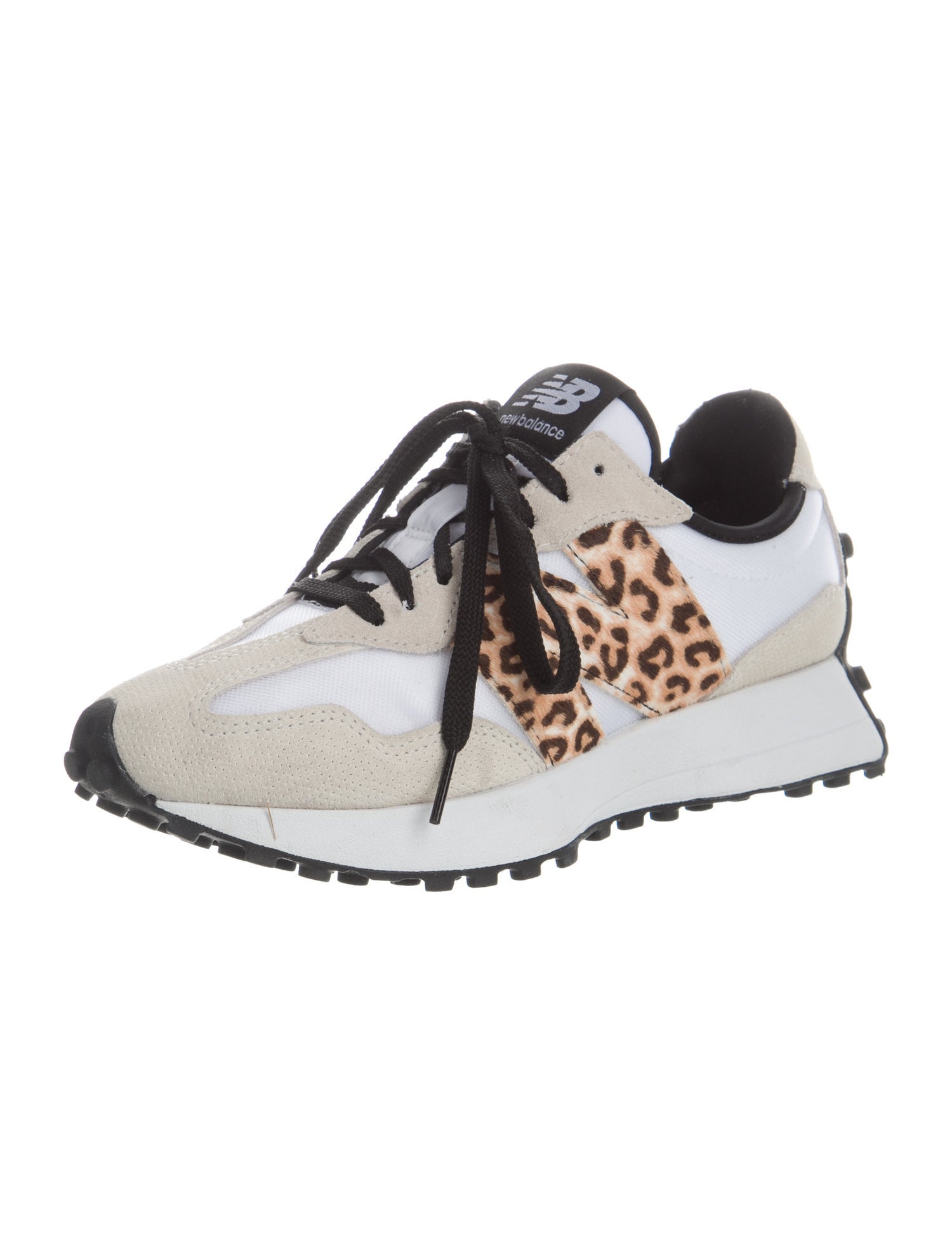 New Balance Suede Animal Print Athletic Sneakers