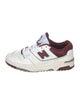 New Balance Leather Colorblock Pattern Athletic Sneakers