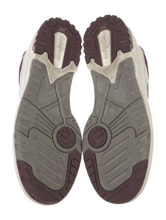 New Balance Leather Colorblock Pattern Athletic Sneakers