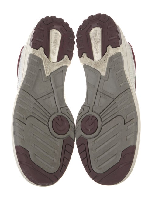 New Balance Leather Colorblock Pattern Athletic Sneakers