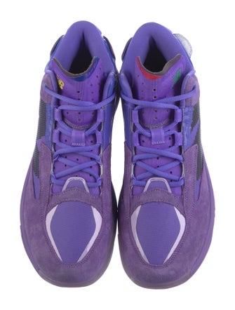 New Balance Leather Graphic Print Sneakers