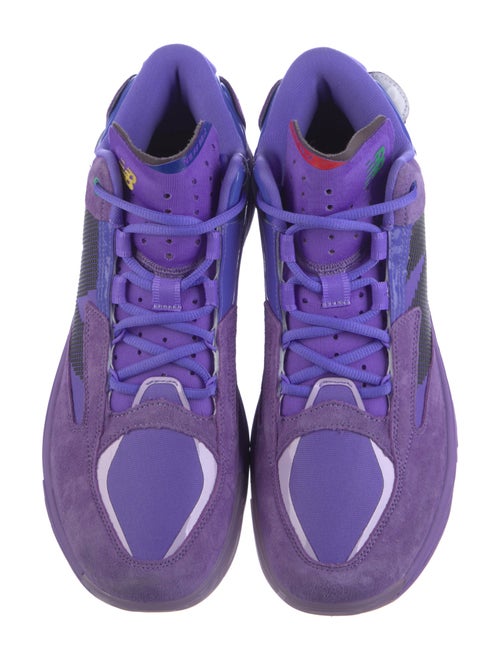 New Balance Leather Graphic Print Sneakers