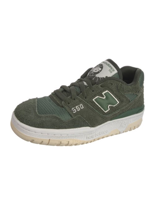 New Balance Suede Embroidered Accent Sneakers