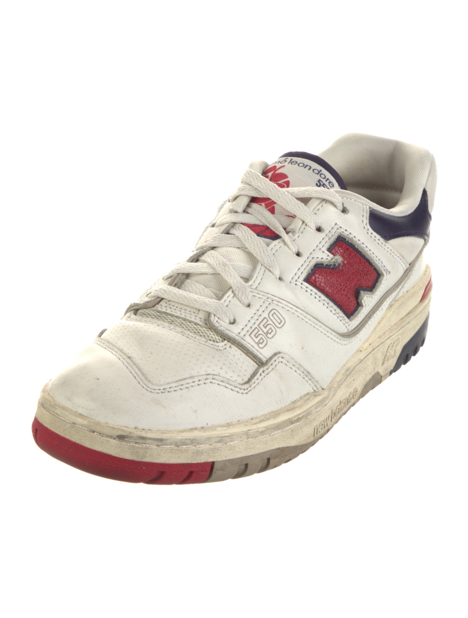 New Balance Leather Printed Athletic Sneakers