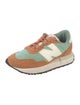 New Balance Suede Colorblock Pattern Athletic Sneakers