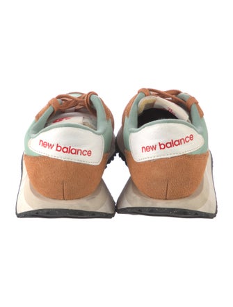 New Balance Suede Colorblock Pattern Athletic Sneakers