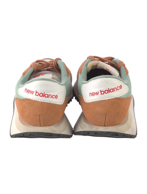 New Balance Suede Colorblock Pattern Athletic Sneakers