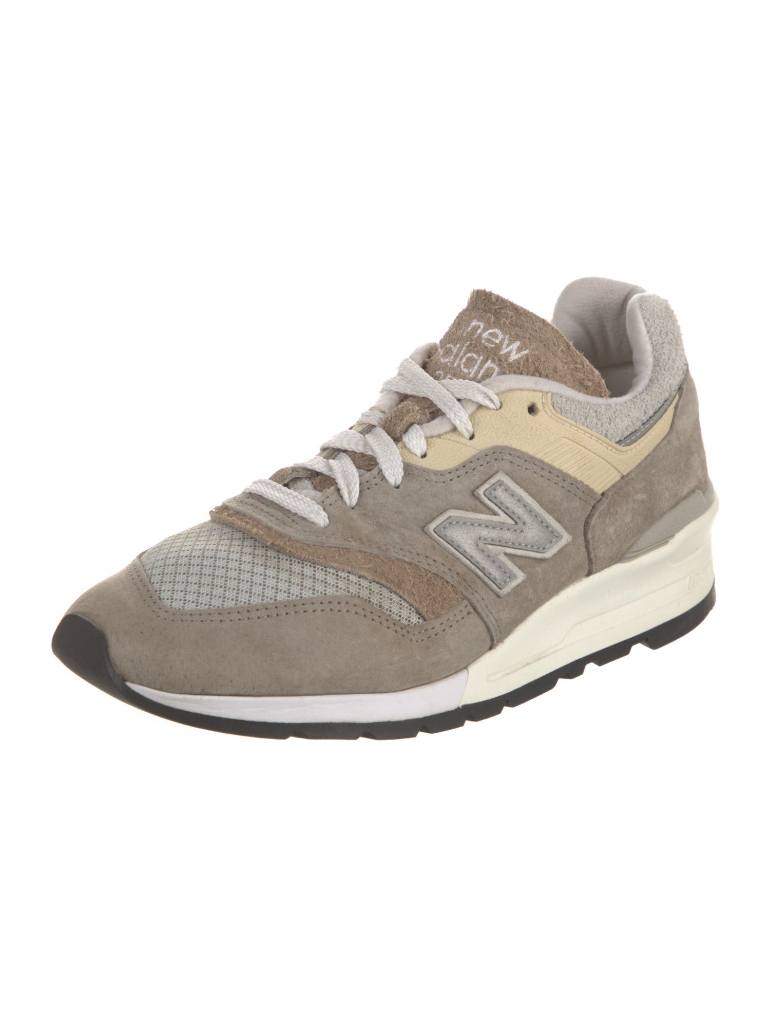 New Balance Suede Embroidered Accent Athletic Sneakers