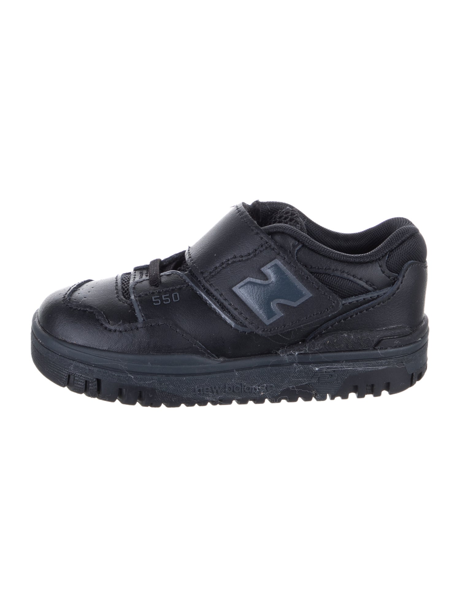 New Balance Boys' 550 Bungee Lace Toddler 'Triple Black'