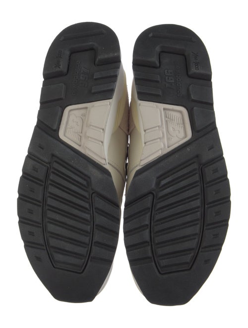 New Balance Suede Colorblock Pattern Athletic Sneakers