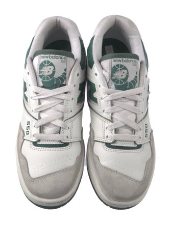 New Balance Leather Colorblock Pattern Athletic Sneakers