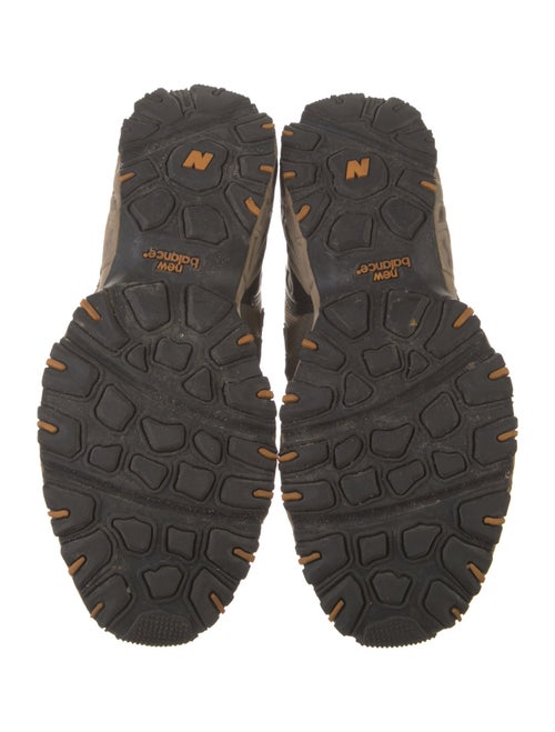 New Balance Printed Leather Trim Embellishment Athletic Sneakers