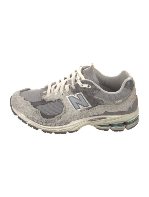 New Balance Suede Colorblock Pattern Athletic Sneakers