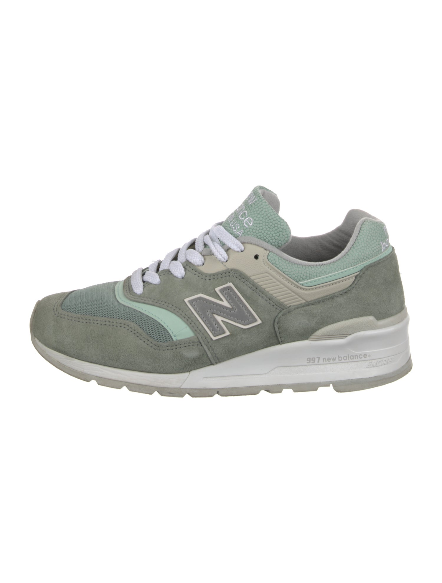 New Balance Suede Printed Athletic Sneakers