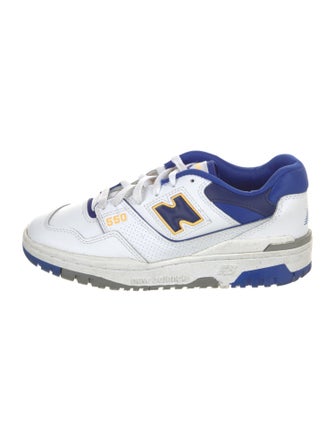 New Balance Leather Colorblock Pattern Athletic Sneakers