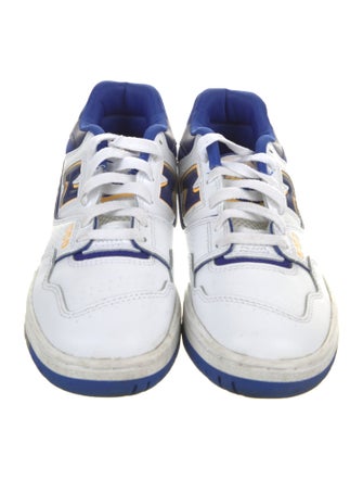 New Balance Leather Colorblock Pattern Athletic Sneakers