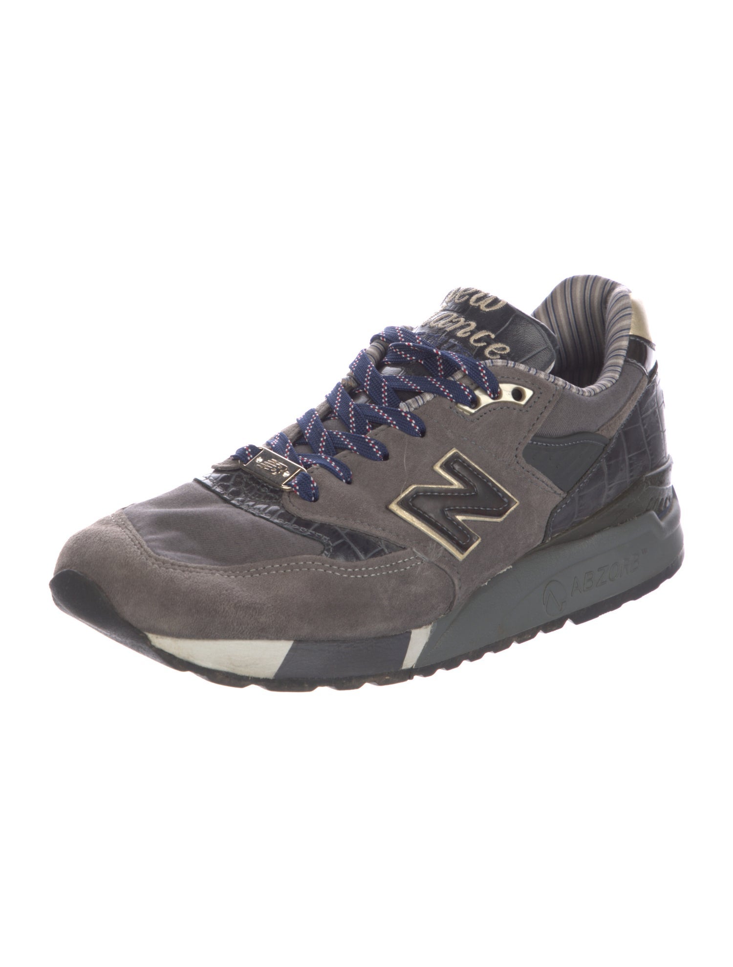 New Balance Suede Printed Athletic Sneakers