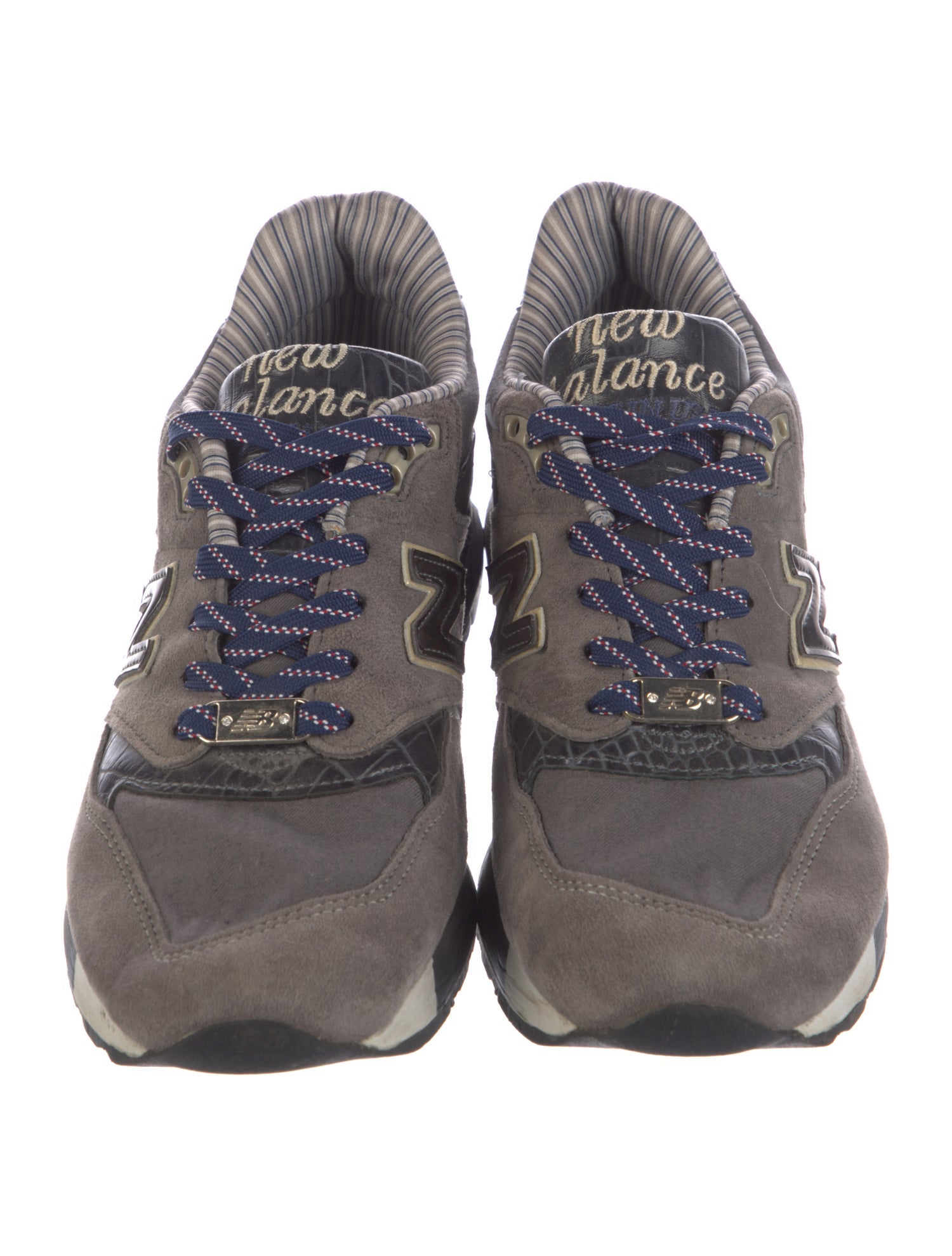 New Balance Suede Printed Athletic Sneakers