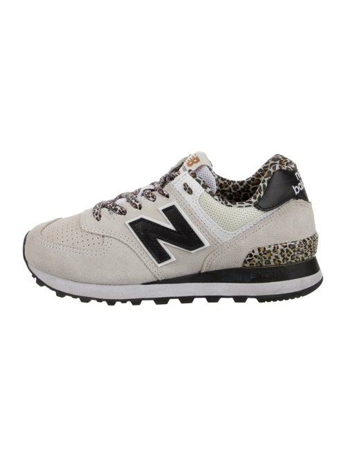 New Balance Suede Animal Print Athletic Sneakers