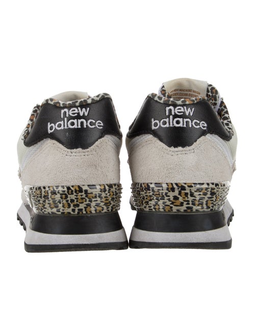 New Balance Suede Animal Print Athletic Sneakers