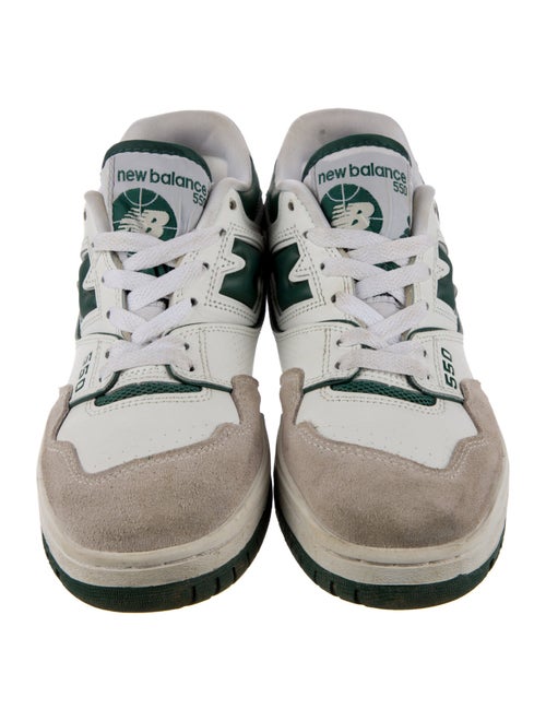 New Balance Leather Colorblock Pattern Athletic Sneakers