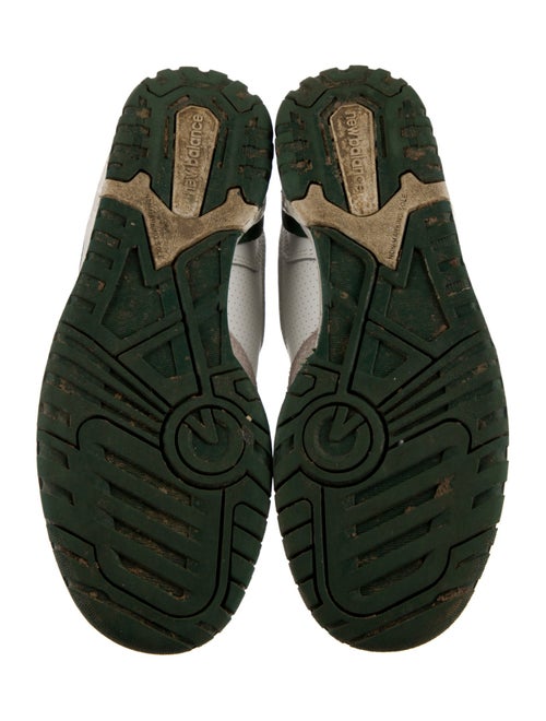 New Balance Leather Colorblock Pattern Athletic Sneakers