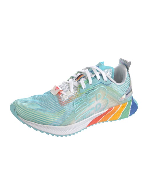 New Balance Mesh Colorblock Pattern Athletic Sneakers