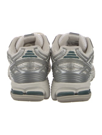 New Balance Mesh Leather Trim Embellishment Athletic Sneakers