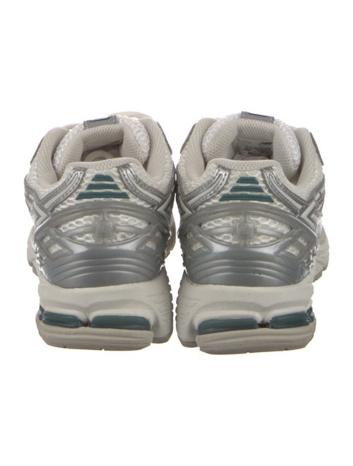 New Balance Mesh Leather Trim Embellishment Athletic Sneakers