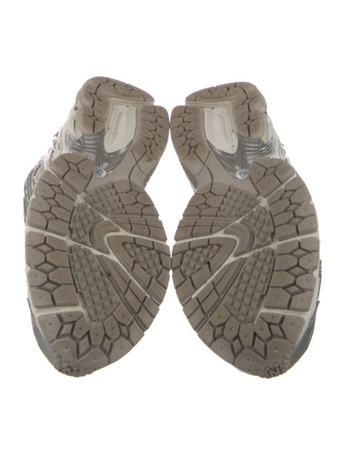 New Balance Mesh Leather Trim Embellishment Athletic Sneakers