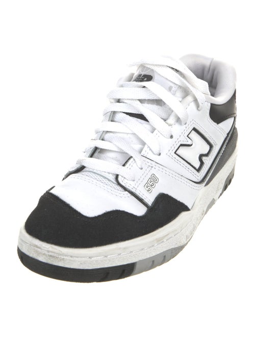 New Balance Leather Colorblock Pattern Athletic Sneakers