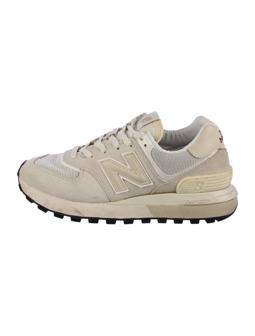 New Balance Suede Leather Trim Embellishment Chunky Sneakers
