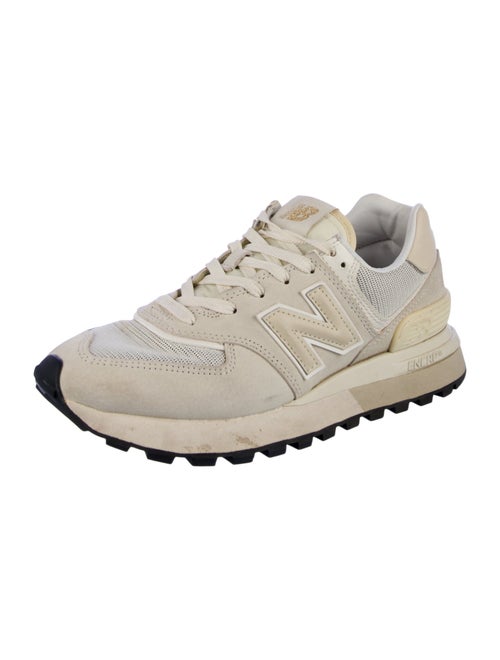 New Balance Suede Leather Trim Embellishment Chunky Sneakers