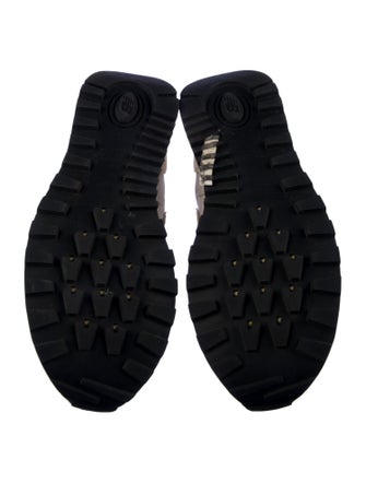 New Balance Suede Leather Trim Embellishment Chunky Sneakers