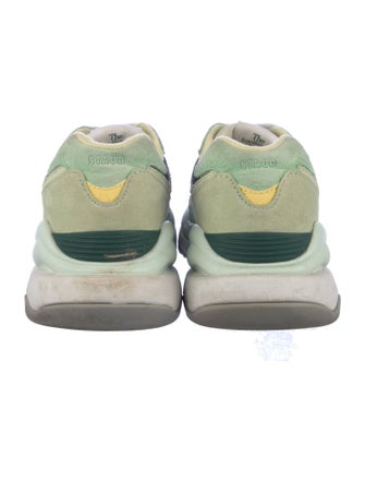 New Balance Suede Colorblock Pattern Athletic Sneakers