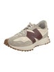 New Balance x Staud Suede Colorblock Pattern Athletic Sneakers