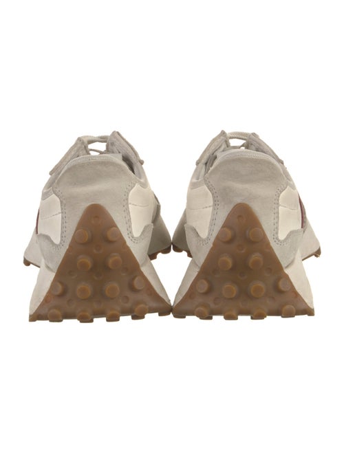 New Balance x Staud Suede Colorblock Pattern Athletic Sneakers