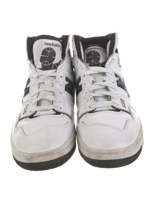 New Balance Leather Colorblock Pattern Athletic Sneakers