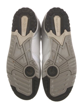 New Balance Leather Colorblock Pattern Athletic Sneakers