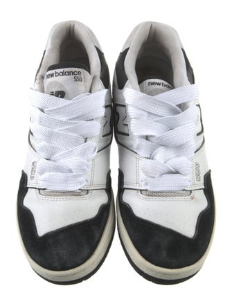 New Balance Leather Colorblock Pattern Athletic Sneakers