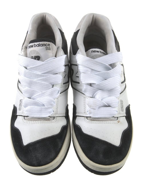 New Balance Leather Colorblock Pattern Athletic Sneakers