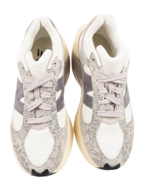 New Balance Leather Graphic Print Chunky Sneakers