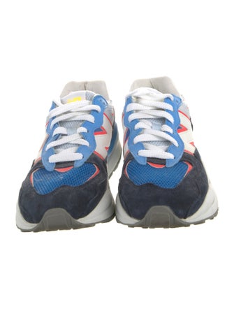 New Balance Suede Colorblock Pattern Athletic Sneakers