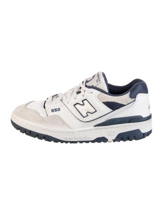 New Balance Leather Colorblock Pattern Athletic Sneakers